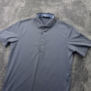 Greyson Polo Shirt Mens Small Striped Golf Performance Athletic Stretch Wolf
